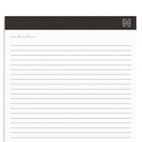 TRU RED™ Notepads, Narrow Rule, 50 White 8.5 x 11.75 Sheets, 6/Pack (TUDTR59922) Pack of 6