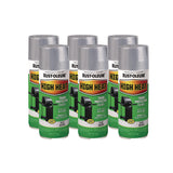 Rust-Oleum® High Heat Enamel Spray Paint, Flat Silver, 12 oz Aerosol Can, 6/Carton (RST7716830) Case of 6