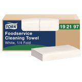 Tork® Foodservice Cleaning Towel, 1-Ply, 5 x 10.75, White, 150 Sheets/Carton (TRK192197) Each