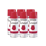 Rust-Oleum® Specialty Fluorescent Spray Paint, Flat Fluorescent Pink, 11 oz Aerosol Can, 6/Carton (RST342569) Case of 6