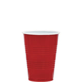 Dart® SOLO Party Plastic Cold Drink Cups, 16 oz, Red, 24/Pack, 25 Packs/Carton (SCCY16250001) Case of 600