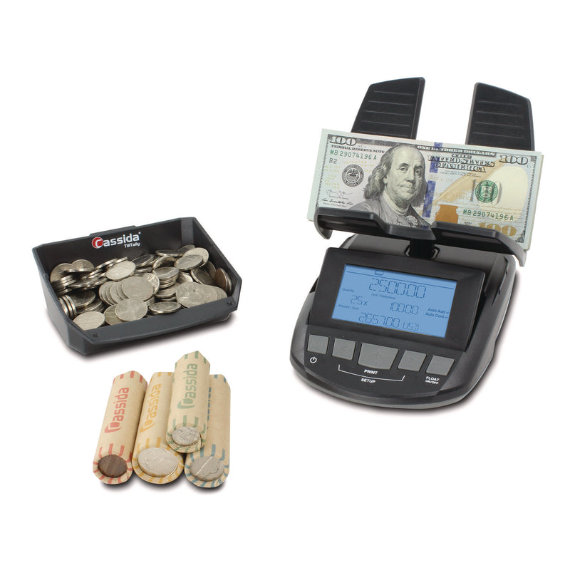 Cassida TillTally Money Scale, 1 lb Capacity, 6 x 3 Platform, Black (CIATILLTALLY) Each