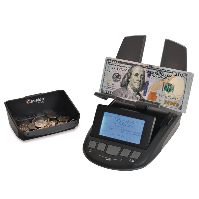 Cassida TillTally Money Scale, 1 lb Capacity, 6 x 3 Platform, Black (CIATILLTALLY) Each