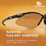 KleenGuard™ V30 Nemesis Safety Glasses, Black Nylon Frame, Indoor/Outdoor Polycarbonate Lens, 12/Box (KCC25685BX) Box of 12