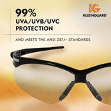 KleenGuard™ V30 Nemesis Safety Glasses, Black Nylon Frame, Indoor/Outdoor Polycarbonate Lens, 12/Box (KCC25685BX) Box of 12