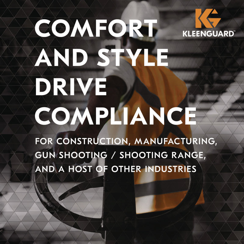 KleenGuard™ V30 Nemesis Safety Glasses, Black Nylon Frame, Indoor/Outdoor Polycarbonate Lens, 12/Box (KCC25685BX) Box of 12