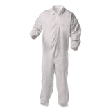 KleenGuard™ KGA35 Liquid and Particle Protection Coveralls, Elastic Wrist and Ankles, Medium, White, 25/Carton (ANS38926) Case of 25