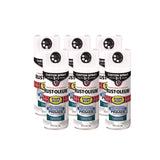 Rust-Oleum® Stops Rust 5-in-1 Spray Paint, Clean Metal, 12 oz Aerosol Can, 6/Carton (RST384758) Case of 6