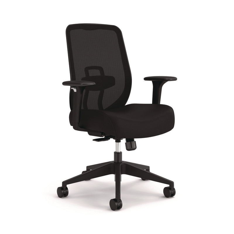 HON® Altern Mesh Back Task Chair, 17.95 to 21.1 Seat Height, Black Seat, Black Back, Black Base (HONALTT1UMBLK)