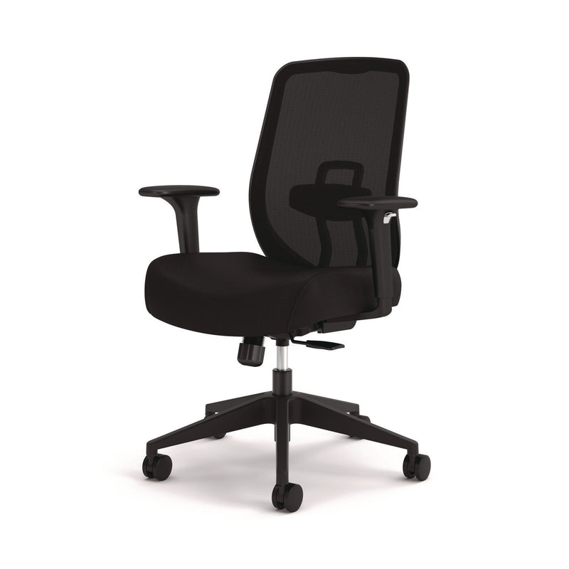 HON® Altern Mesh Back Task Chair, 17.95 to 21.1 Seat Height, Black Seat, Black Back, Black Base (HONALTT1UMBLK)