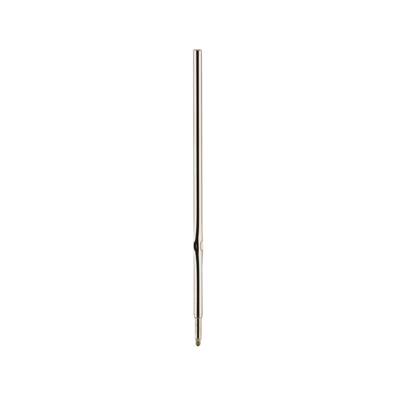 Zebra® F-Series Ballpoint Stainless Steel Pen Refill, Fine 0.8 mm Conical Tip, Black Ink, 2/Pack (ZEB89112) Pack of 2