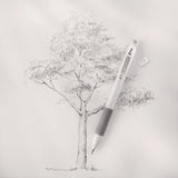 Zebra® Z-Grip Plus Mechanical Pencil, 0.7, (#2), Black Lead, White Barrel, Dozen (ZEB50400) 1 Dozen