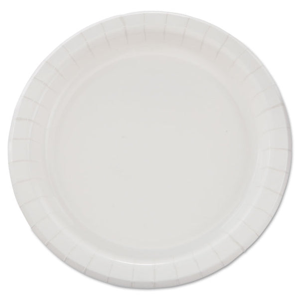 SOLO® Bare Eco-Forward Clay-Coated Paper Dinnerware, Plate, 8.5" dia, White, 125/Pack, 4 Packs/Carton (SCCMP9BR2054)