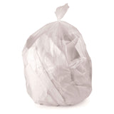 Heritage Linear Low-Density Can Liners, 33 gal, 1 mil, 33" x 45", Clear, Flat Pack, 200/Carton (HERH6645TC) Case of 200