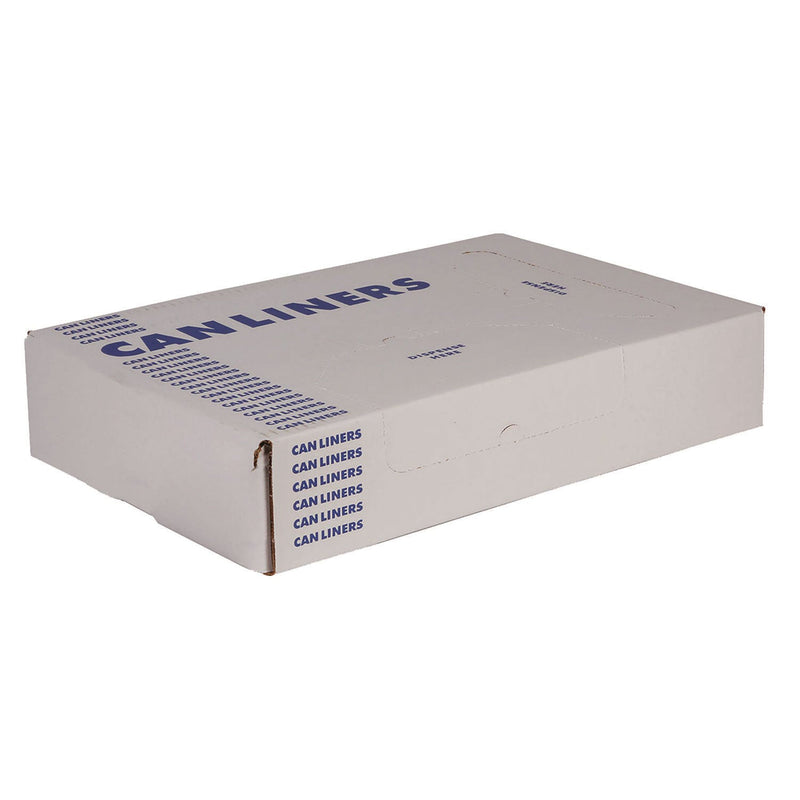 Heritage Linear Low-Density Can Liners, 55 gal, 1.7 mil, 39" x 56", Silver, Flat Pack, 50/Carton (HERH7856WS) Case of 50