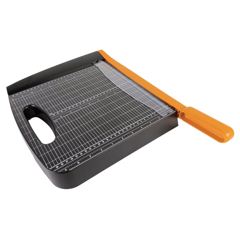 Fiskars® Recycled Bypass Trimmer, 15 Sheets, 12" Cut Length, 20.5 x 14.5 (FSK1071226) Each
