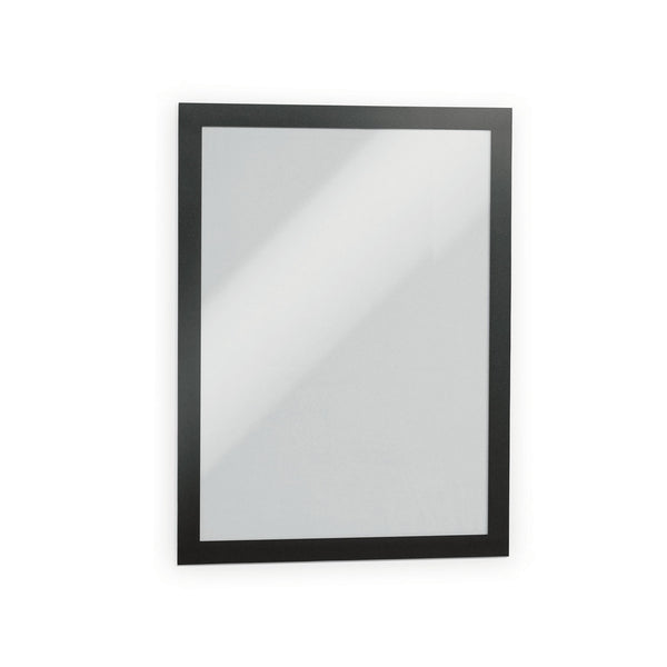 Durable® DURAFRAME MAGNETIC Sign Holder Frame, 13.39 x 17.87, Black Frame, 2/Pack (DBL464701) Pack of 2