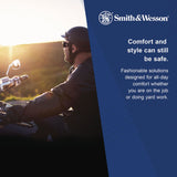Smith & Wesson® Code 4 Safety Glasses, Black Polycarbonate Frame, Smoke Polycarbonate Lens, 12/Box (KCC19836) Box of 12