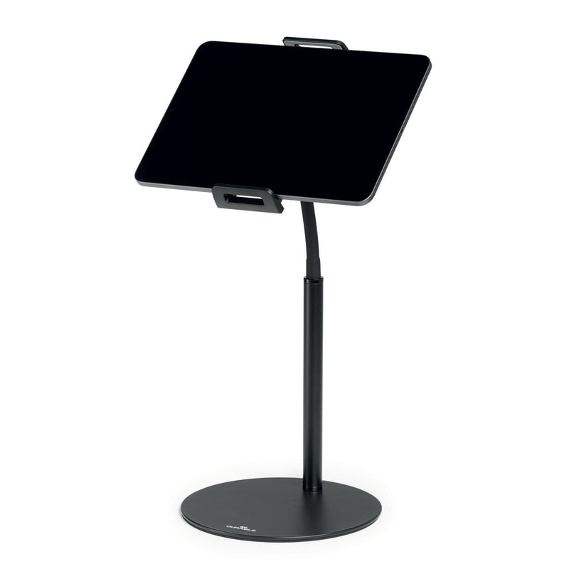 Durable Office Products Corporation TWIST Black Table Stand for Tablets, Black (DBL894101) Each