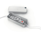 Durable® CAVOLINE Cable Management Box, 16" w x 6.1" d x 5.5" h, Large, Charcoal (DBL503037) Each