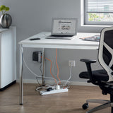 Durable® CAVOLINE Cable Management Box, 16" w x 6.1" d x 5.5" h, Large, Charcoal (DBL503037) Each