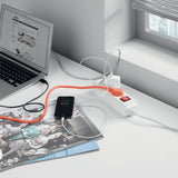 Durable® CAVOLINE Cable Management Box, 9.6" w x 4.96" d x 4.56" h, Small, Charcoal (DBL503537) Each