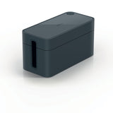 Durable® CAVOLINE Cable Management Box, 9.6" w x 4.96" d x 4.56" h, Small, Charcoal (DBL503537) Each