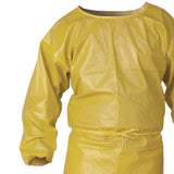 KleenGuard™ A70 Chemical Spray Protection Smock, One Size Fits Most, Yellow, 25/Carton (ANS09830) Case of 25