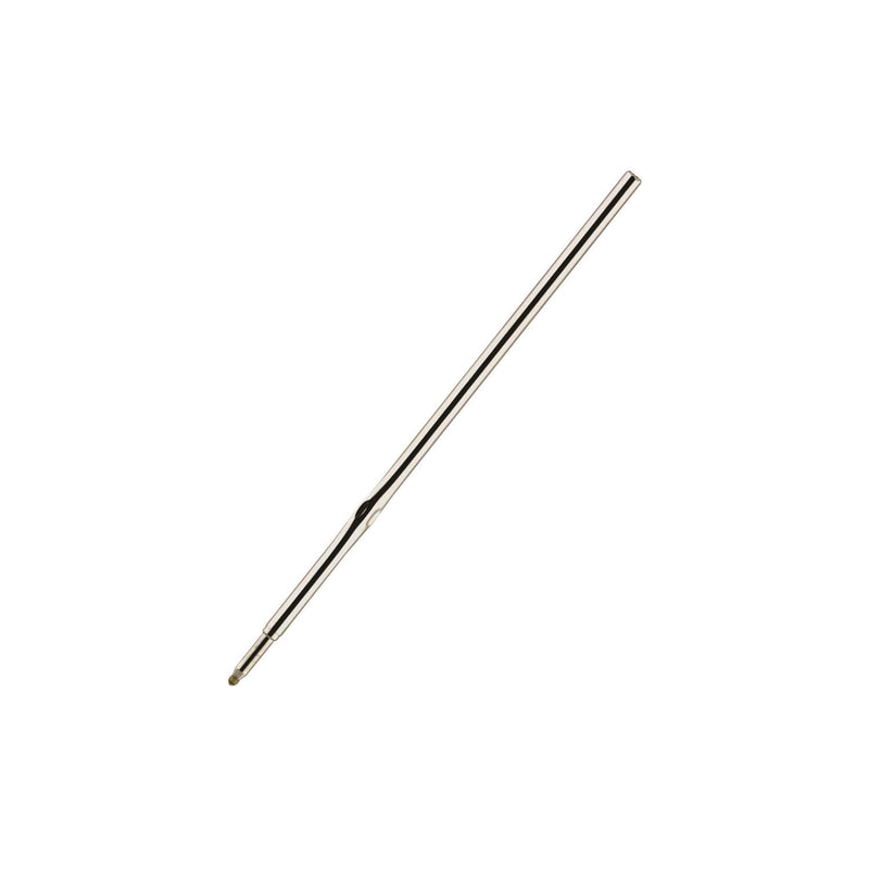 Zebra® F-Series Ballpoint Stainless Steel Pen Refill, Fine 0.8 mm Conical Tip, Black Ink, 2/Pack (ZEB89112) Pack of 2