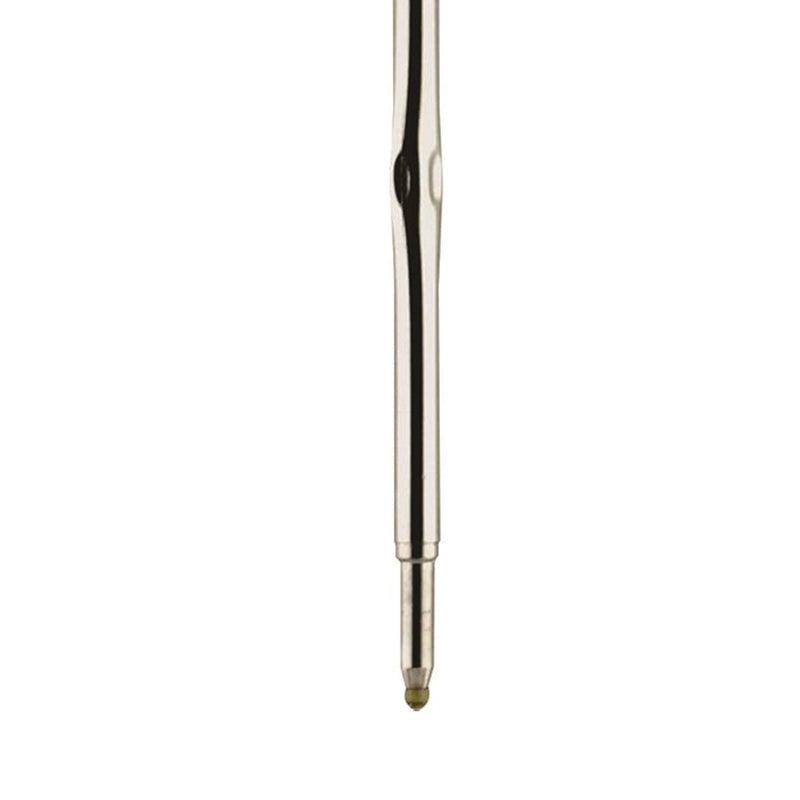 Zebra® F-Series Ballpoint Stainless Steel Pen Refill, Fine 0.8 mm Conical Tip, Black Ink, 2/Pack (ZEB89112) Pack of 2