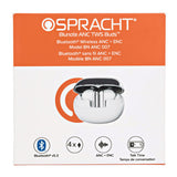 Spracht Blunote Earbuds, Silver/White (SPTBNANC007) Each