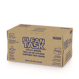 Sellars® Clean Task Utility Wipers, 1-Ply, 9 x 10.25, White, 250 Sheets/Box, 24 Boxes/Carton (SLR18309) Case of 24