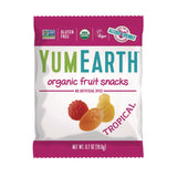 YumEarth Organic Tropical Fruit Pack Snacks, Assorted Flavors, 0.7 oz Bag, 35/Carton (GRR22002294) Case of 35