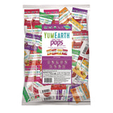 YumEarth Organic Vitamin C Lollipops, Assorted Flavors, 3.5 lb Bag, 250 Pieces (GRR22002295) Case of 250