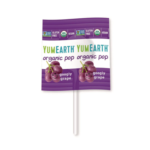 YumEarth Lollipops, Assorted Flavors, 3.5 lb Bag, 250 Pieces (GRR22002296) Case of 250