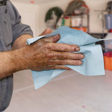 Sellars® TOOLBOX Blue Shop Towels, 1-Ply, 11 x 9.4, Blue, 55 Sheets/Roll, 30 Rolls/Carton (SLR54400) Case of 30
