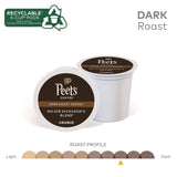 Peet's Major Dickason's Blend K-Cups, Regular, 88/Carton (GMT6547CT) Case of 88