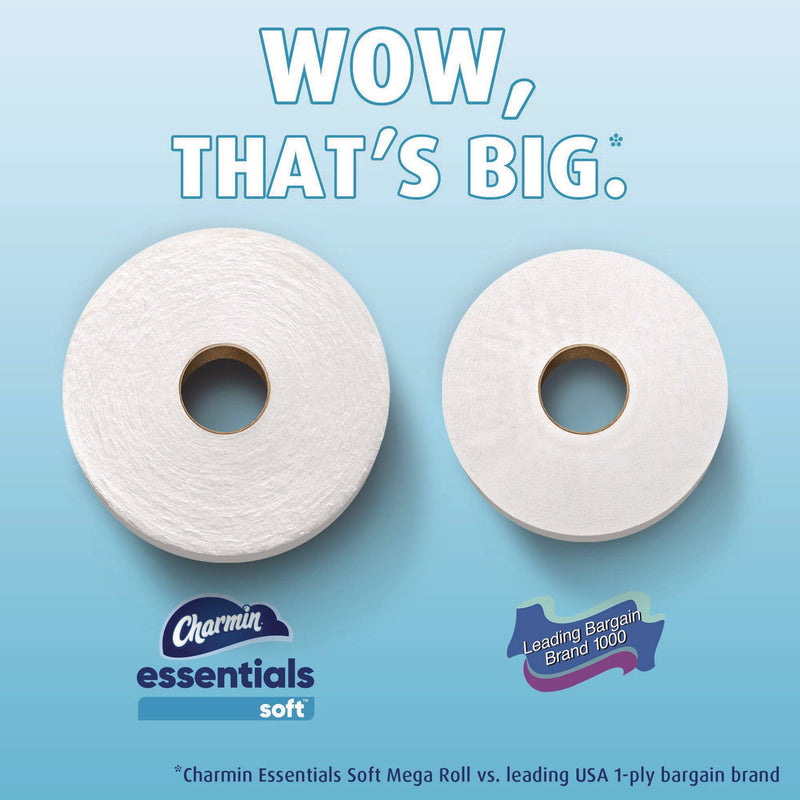 Charmin® Essentials Soft Bathroom Tissue, Septic Safe, 2-Ply, White, 330 Sheets/Roll, 12 Rolls/Pack, 4 Packs/Carton (PGC03154) Each