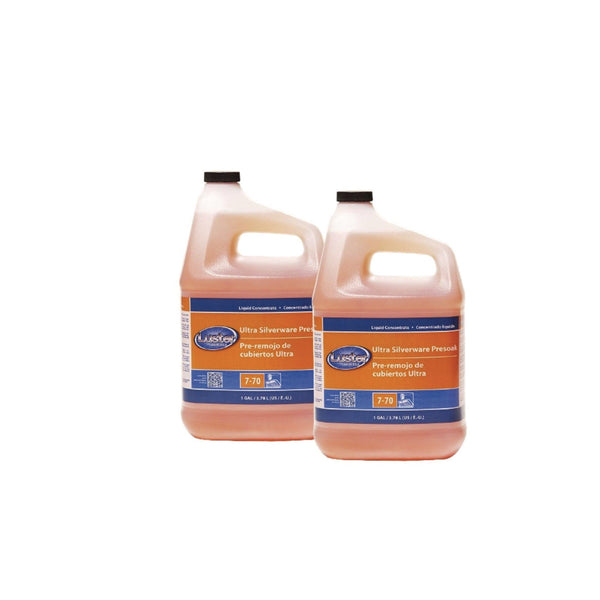 Luster™ Professional Ultra Silverware Presoak, 1 gal Bottle, 2/Carton (PPL45918) Case of 2