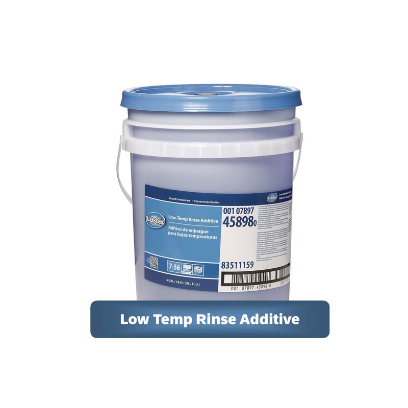 Luster™ Professional Low-Temp Rinse Additive, 5 gal Pail (PPL45898) Each