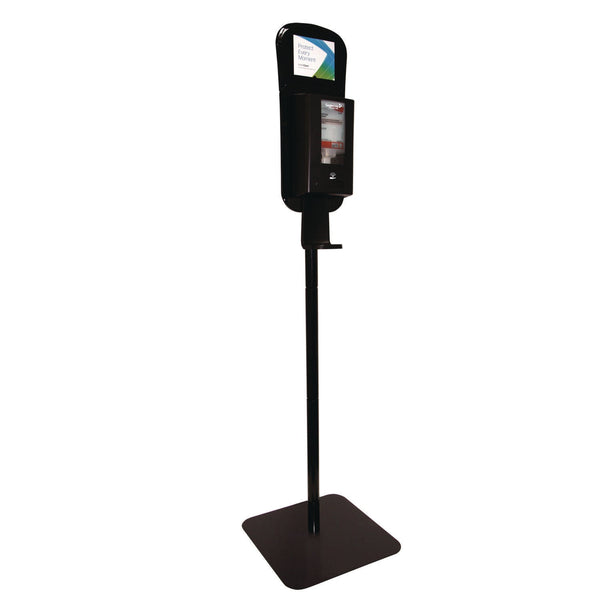 Diversey™ IntelliCare Hybrid Dispenser Floor Stand, 60.6" h, Black (DVOD1224249) Each