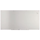 TRU RED™ Magnetic Tempered Glass Dry Erase Board, 96" x 48", White Surface (TUDTR61198) Each