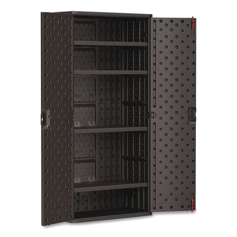 Suncast Commercial® Mega Tall Storage Cabinet, 40 x 20.25 x 80.25, Gray (SUABMCCPD8004) Each