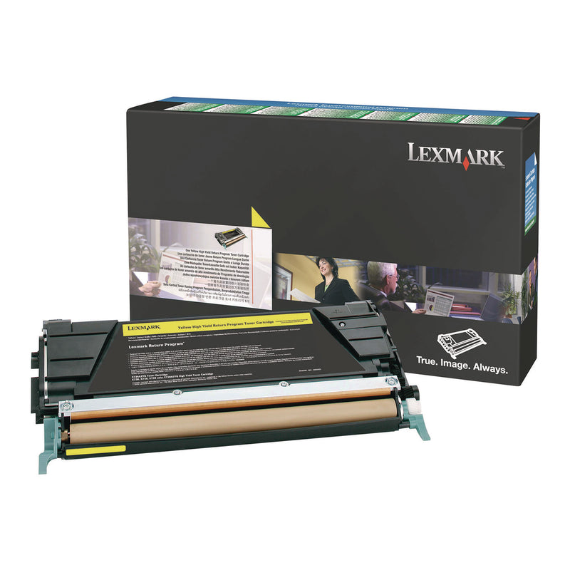 Lexmark™ X746A4YG Toner, 7,000 Page-Yield, Yellow (LEXX746A4YG)