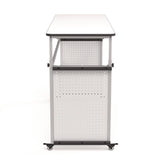 Luxor Modular Teacher's Desk, 60.25 x 21 x 32 to 38, White (LXCDTTB002) Each