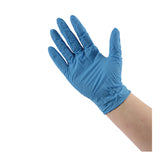 Boardwalk® Blue Disposable Nitrile Gloves, 380 Series, Powder-Free, Large, 4 mil Thick, 9.5" Long, Blue, 100/Box, 10 Boxes/Carton (BWK370LCT) Case of 1000
