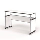 Luxor Modular Teacher's Desk, 60.25 x 21 x 32 to 38, White (LXCDTTB002) Each