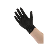 Boardwalk® Disposable General-Purpose Powder-Free Nitrile Gloves, Small, Black, 4.4 mil, 100/Box, 10 Boxes/Carton (BWK396SCTA) Case of 1000