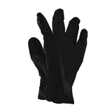 Boardwalk® 396 Series Disposable General-Purpose Nitrile Gloves, Powder-Free, X-Small, 4.4 mil Thick, 9.5" Long, Black, 100/Box (BWK396XSBXA) Box of 100