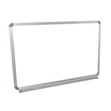 Luxor Wall-Mounted Magnetic Whiteboard, 36" x 24", White Surface, Silver Aluminum Frame (LXCWB3624W) Each